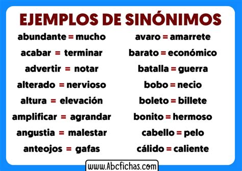 sinonimo del|sinónimo español.